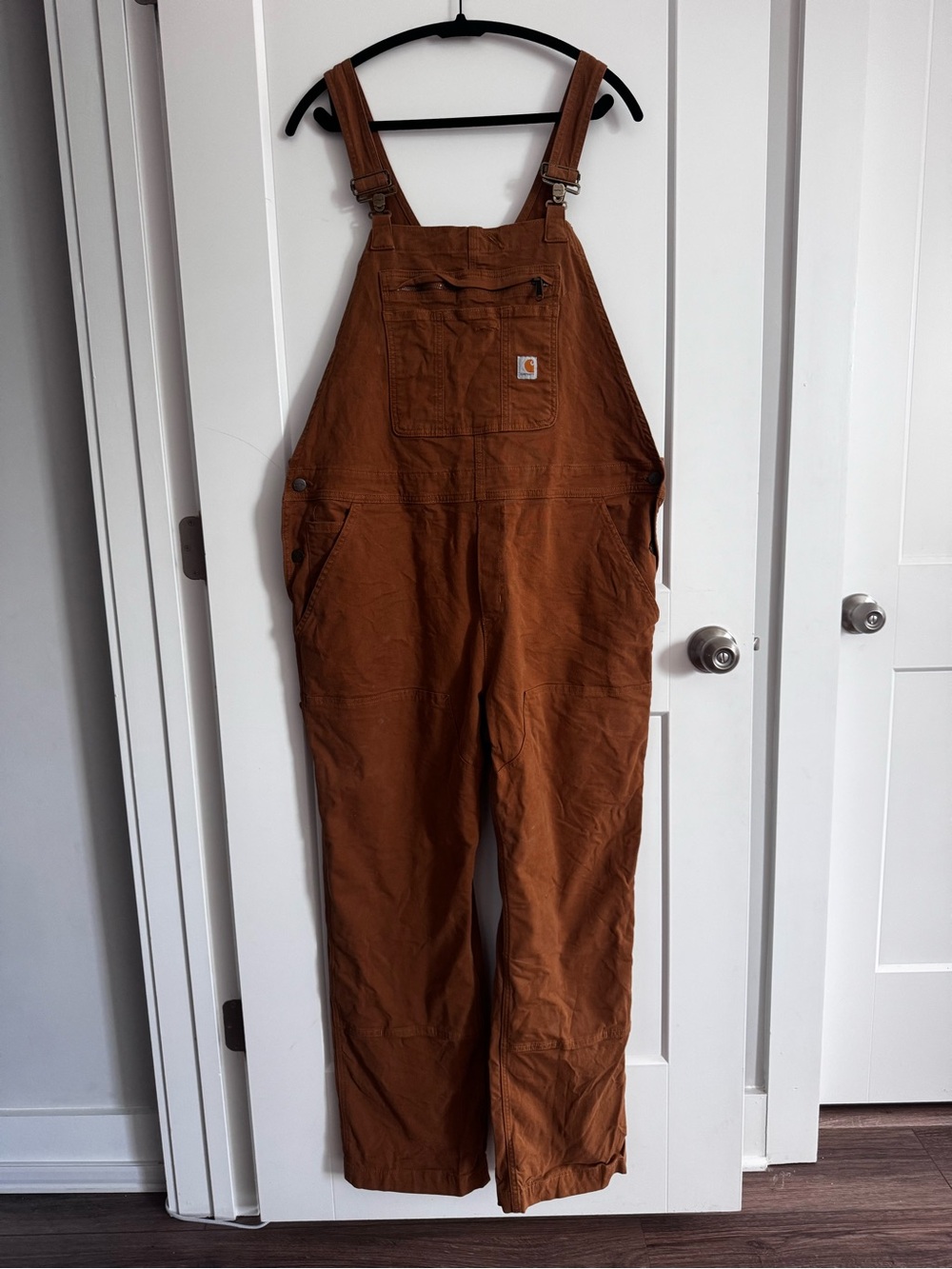 Carhartt Men's/Women's Tan Brown Duck Bib Overalls